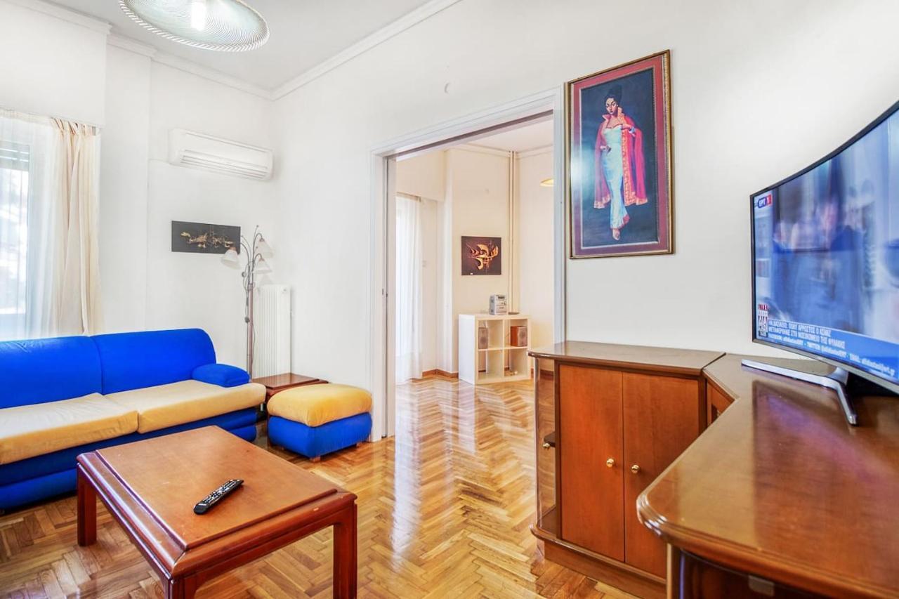 Spacious Flat Near Ampelokipoi Metro Station Athene Buitenkant foto